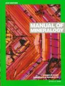 Cover of: Manual of mineralogy | Cornelis Klein