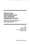 Cover of: Molecular endocrinology and steroid hormone action by International Symposium on Cellular Endocrinology (4th 1988 Lake Placid, N.Y.)