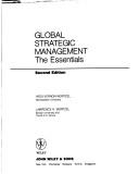 Cover of: Global Strategic Management: The Essentials