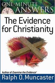 Cover of: One-minute answers--the evidence for Christianity