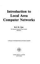 Cover of: Introduction to Local Area Computer Networks by K. C. Gee