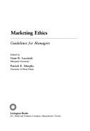 Cover of: Marketing Ethics: Guidelines for Managers