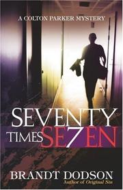 Cover of: Seventy Times Seven (A Colton Parker Mystery, No. 2)