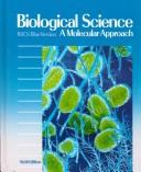 Front cover of Biological science, a molecular approach by Unknown