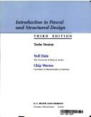 Cover of: Introduction to Pascal and structured design