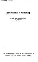 Cover of: Educational computing: a reader