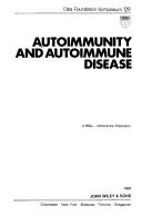 Autoimmunity and Autoimmune Disease by CIBA Foundation Symposium