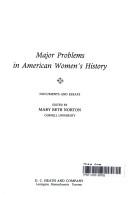 Cover of: Major Problems In American Womens Histor