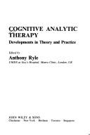 Cover of: Cognitive Analytic Therapy by Anthony Ryle