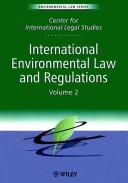 Cover of: International environmental law and regulations