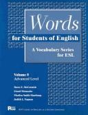Cover of: Words for Students of English by Dawn E. McCormick