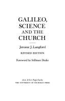 Cover of: Galileo, Science and the Church by Jerome J. Langford
