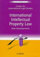 Cover of: International intellectual property law.