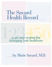 Cover of: The Savard Health Record by Marie Savard, M.D.