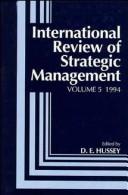 Cover of: Volume 5, International Review of Strategic Management