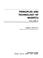 Cover of: Principles and Technology of Modulation Doped Field Effect Transistors (Design & Measurement in Electronic Engineering)