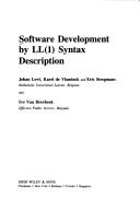 Cover of: Software development by LL(1) syntax description