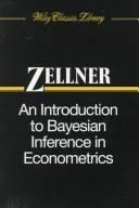 Cover of: An introduction to Bayesian inference in econometrics. by Arnold Zellner