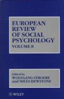 Cover of: Volume 8, European Review of Social Psychology