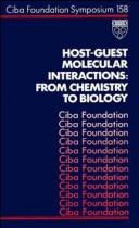 Host-Guest Molecular Interactions by CIBA Foundation Symposium