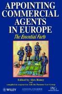 Cover of: Appointing Commercial Agents in Europe | Alex Roney