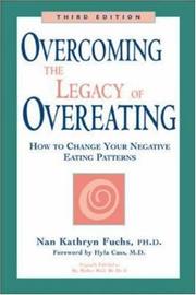 Cover of: Overcoming the Legacy of Overeating  by Nan Kathryn Fuchs