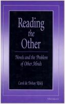 Reading the other by Carol de Dobay Rifelj