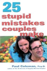 Cover of: 25 stupid mistakes couples make