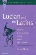 Cover of: Lucian and the Latins by Marsh, David