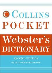 Cover of: Collins Pocket Webster's Dictionary, 2e by Harpercollins