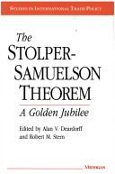 Cover of: The Stolper-Samuelson theorem by Alan V. Deardorff, Robert M. Stern