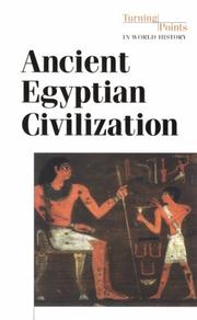 Cover of: Turning Points in World History - Ancient Egyptian Civilization | Brenda Stalcup