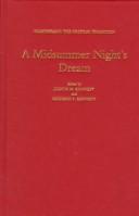 Cover of: A midsummer's night dream by edited by Judith M. Kennedy and Richard F. Kennedy.