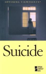 Cover of: Suicide