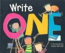 Cover of: Write One by Dave Kemper, Carol Elsholz, Patrick Sebranek