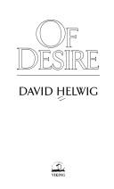 Cover of: Of Desire by David Helwig