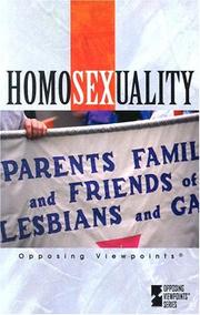 Cover of: Homosexuality by Auriana Ojeda