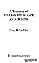 Cover of: Treasury of Italian Folklore and Humor/#07481 by Henry Spalding