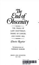 Cover of: End of Obscenity P by Charles rembar