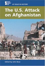 Cover of: The U.S. Attack on Afghanistan