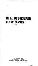Cover of: Rite of Passage by Alexei Panshin