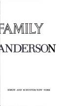 Cover of: First family by Anderson, Patrick