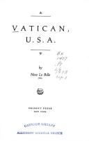 Cover of: Vatican, U.S.A.