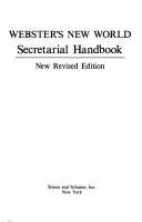 Cover of: Webster's Newworld Secretarial Handbook
