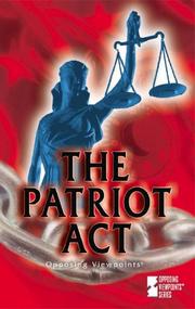 Cover of: The Patriot Act