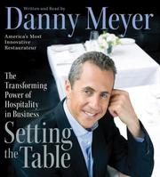 Cover of: Setting the Table CD: The Transforming Power of Hospitality in Business