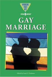 Cover of: Gay marriage | 