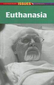 Cover of: Euthanasia (Contemporary Issues Companion) by Sylvia Engdahl