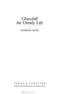 Cover of: Churchill: an unruly life