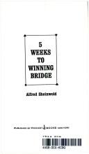 Cover of: 5 Weeks Win Bridge by Alfred Sheinwold
